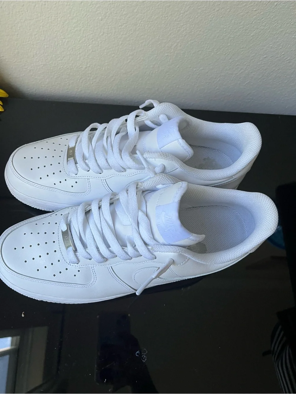 Nike Air Force 1 Low 07 Triple White Men's Shoes Size 10